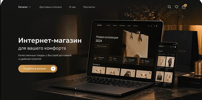 Пример интернет-магазина